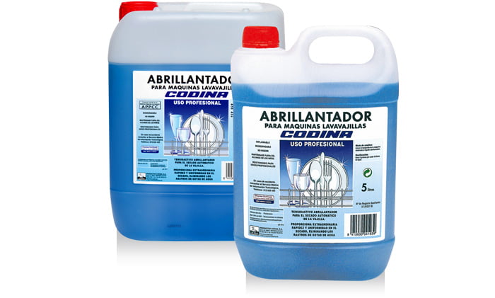 Abrillantador lavavajillas industrial