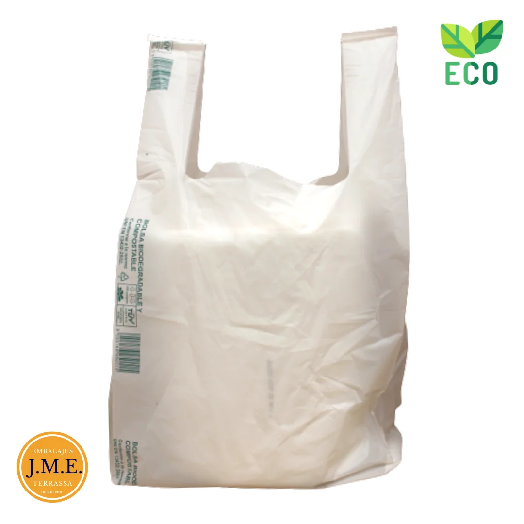 Bolsa compostable para comercio