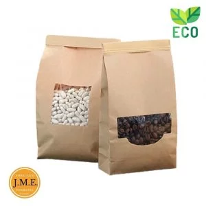 Bolsas kraft con ventana