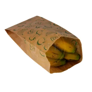 Bolsa papel kraft pequeña para fruta