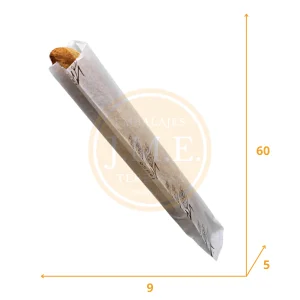 Bolsas de papel blancas para pan 1 barra