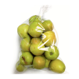 Bolsa de plástico sin asas transparente