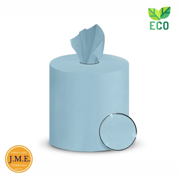 Papel bobina secamanos azul al por mayor Amoos