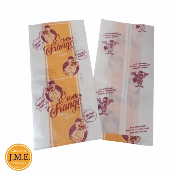 Bolsa térmica termosellable para pollo