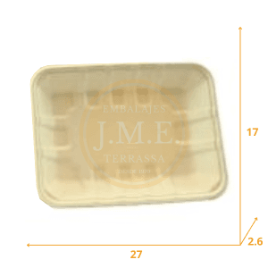 Bandeja de caña azúcar grande