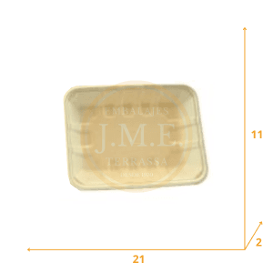 Bandeja de caña azúcar pequeña