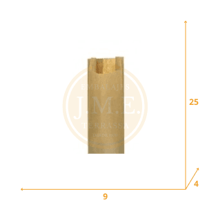 Bolsas kraft pequeñas 9+4x25