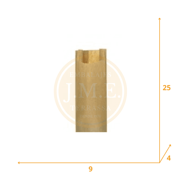 Bolsas kraft pequeñas 9+4x25
