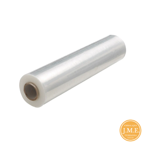 Papel film transparente para alimentación de tamaño industrial