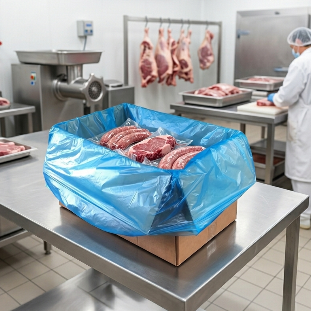 Bolsa cubre cajas azul obradores