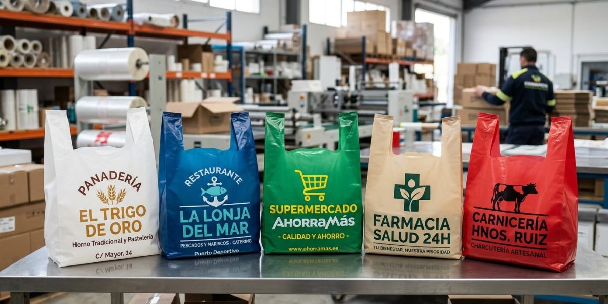 Bolsas de plástico personalizadas para comercios